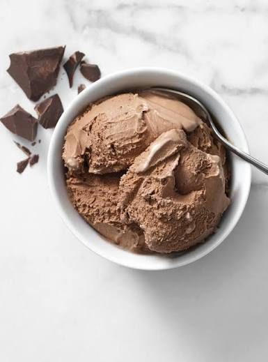 Glace au chocolat